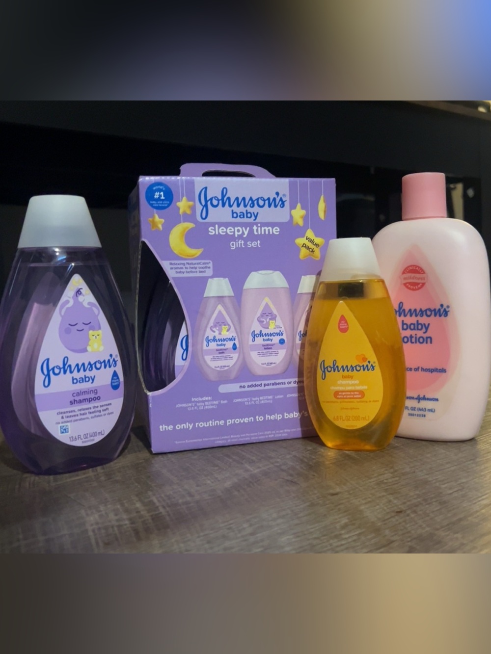 Sleepy Time Bath & Care Set - Lavender and Pink